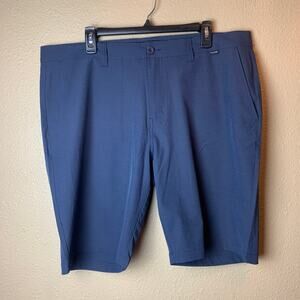 Travis Mathew Beck Golf Shorts Style # 1MM208 Size 38 Vintage Indigo Blue A51